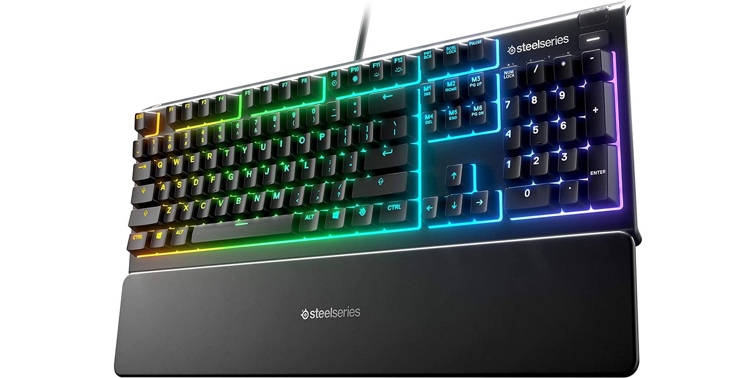 Игровая клавиатура SteelSeries Apex 3 с RGB-подсветкой