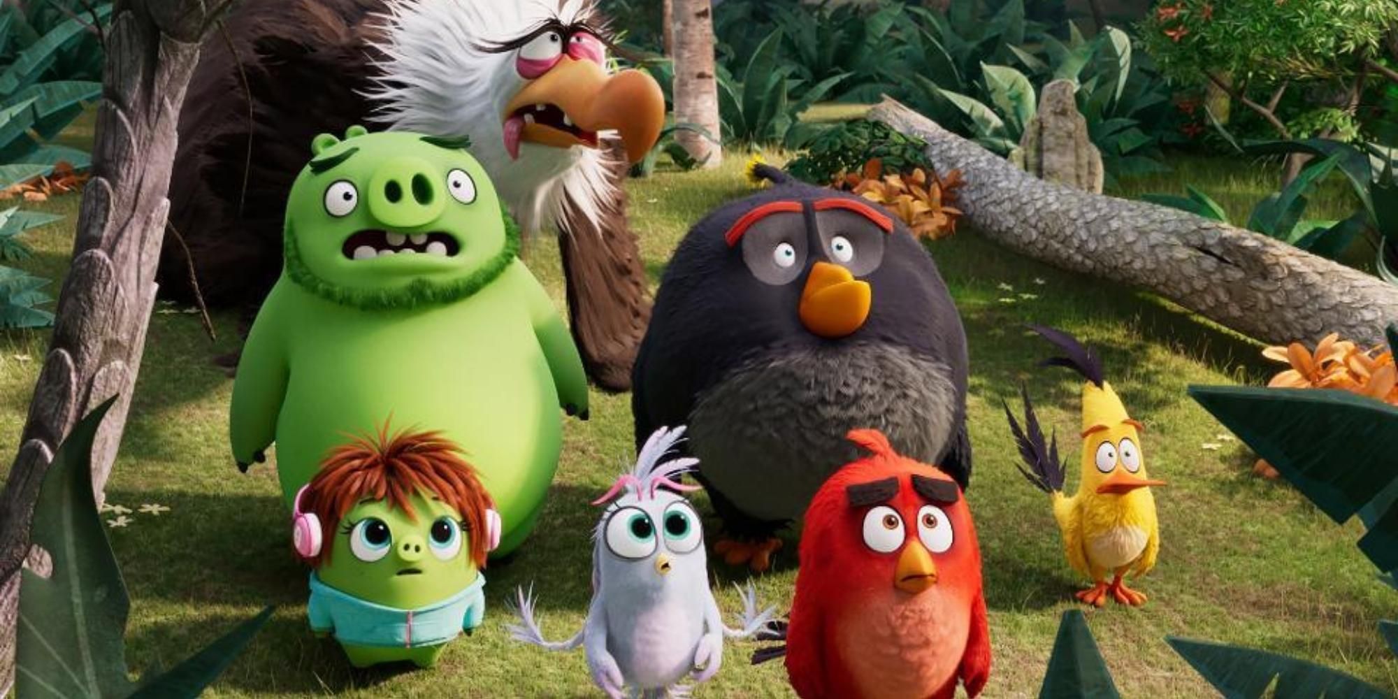 Leonard, Red, Mighty Eagle, Ella, and other characters, THE ANGRY BIRDS MOVIE 2