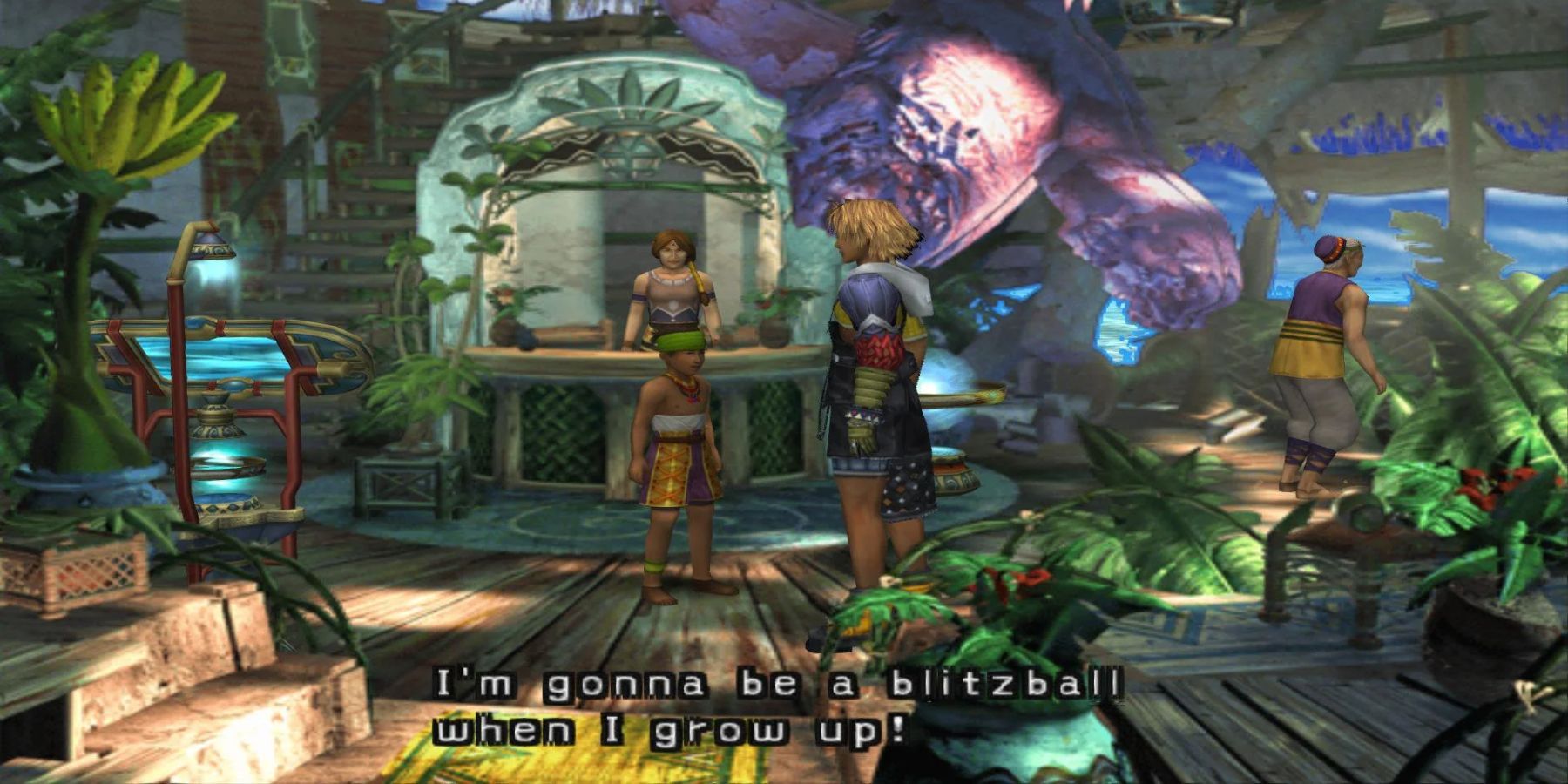 The kid who wants to be a blitzball in FFX Tidus