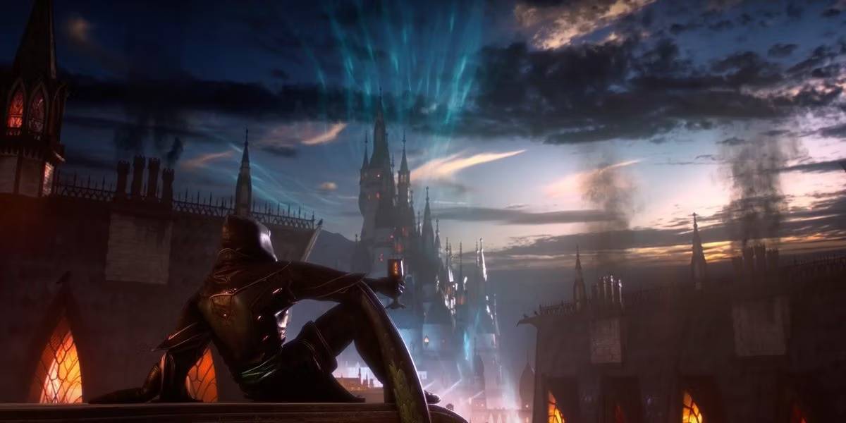 Cloaked figure looking over Minrathous.