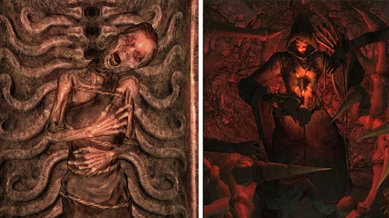 Night Mother Sithis Dread Father statues dark brotherhood