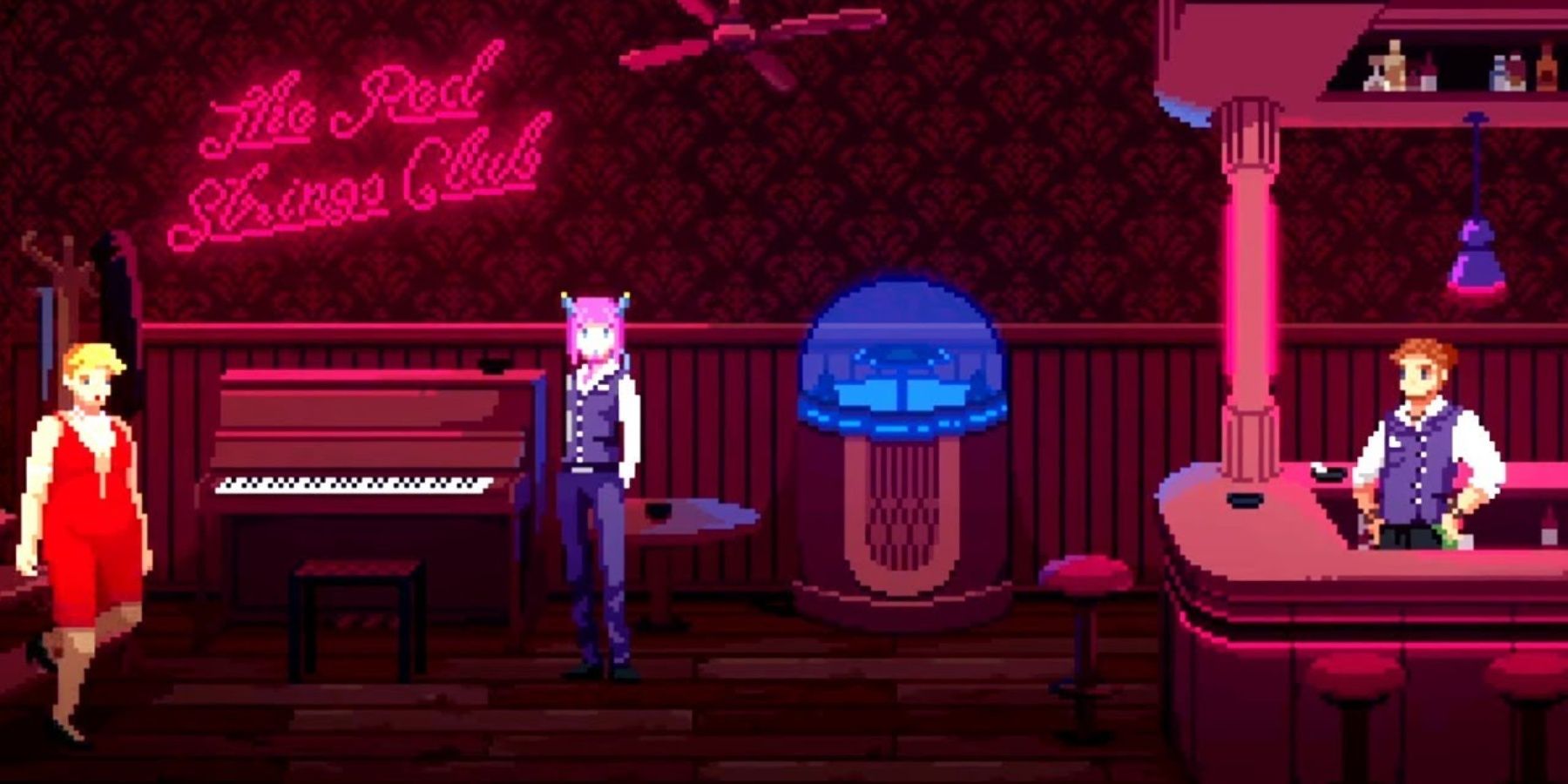 The Red Strings Club gameplay