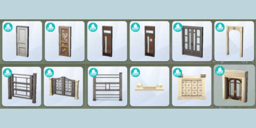 The Sims 4 High School Years Doors, Gates, and Fences