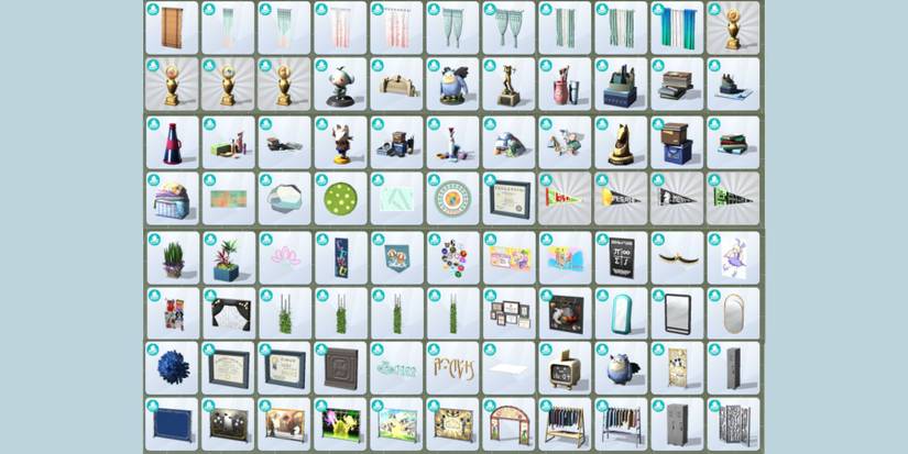 The Sims 4 High School Years Decor and Misc. 