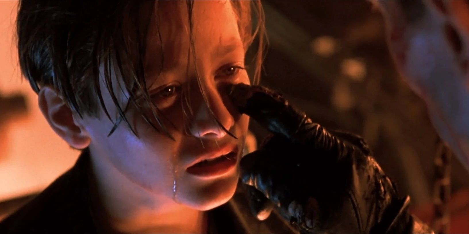 The T-800 says goodbye to John Connor at the end of Terminator 2