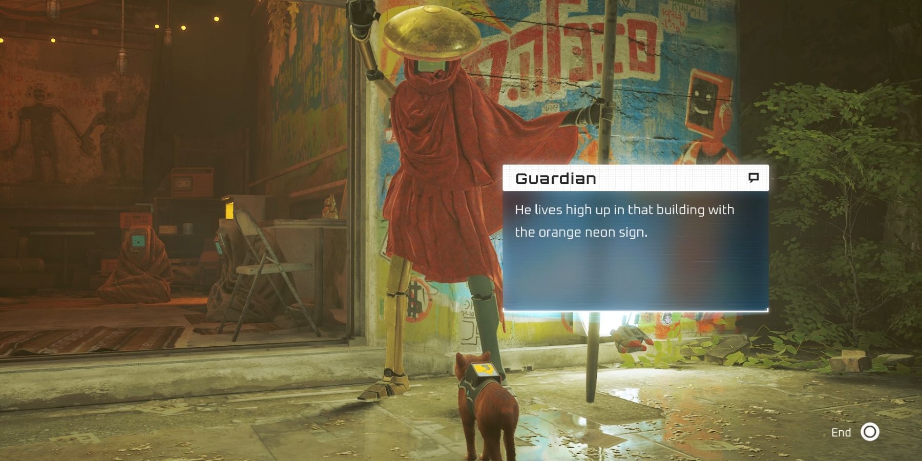 The guardian in stray