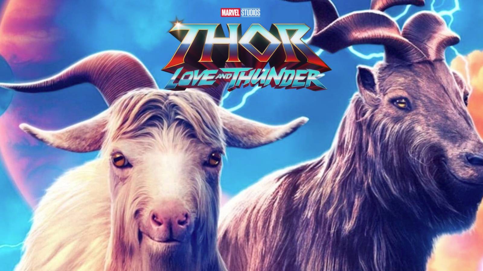 Thor: Love and Thunder screaming goats poster