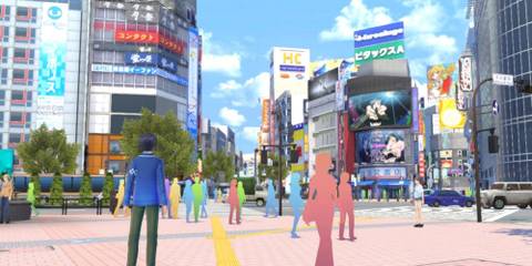 Itsuki walking in Shibuya in Tokyo Mirage Sessions #FE Encore