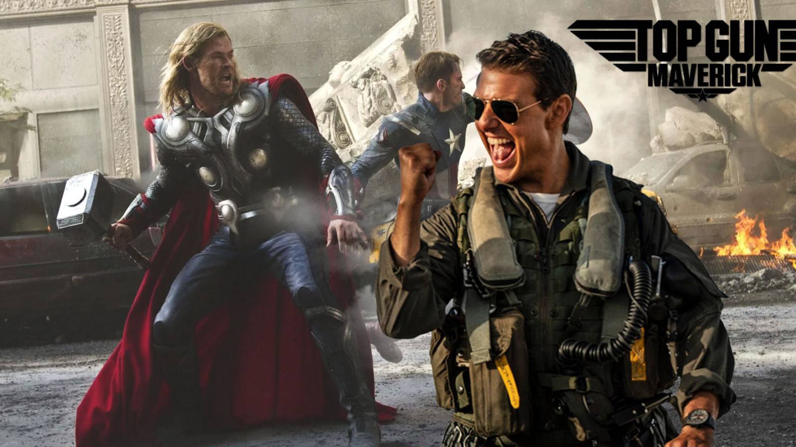 Tom Cruise Top Gun Maverick Thor Captain America The Avengers