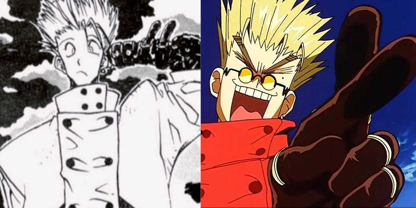 Trigun Vash Manga Vs. Anime Comparison