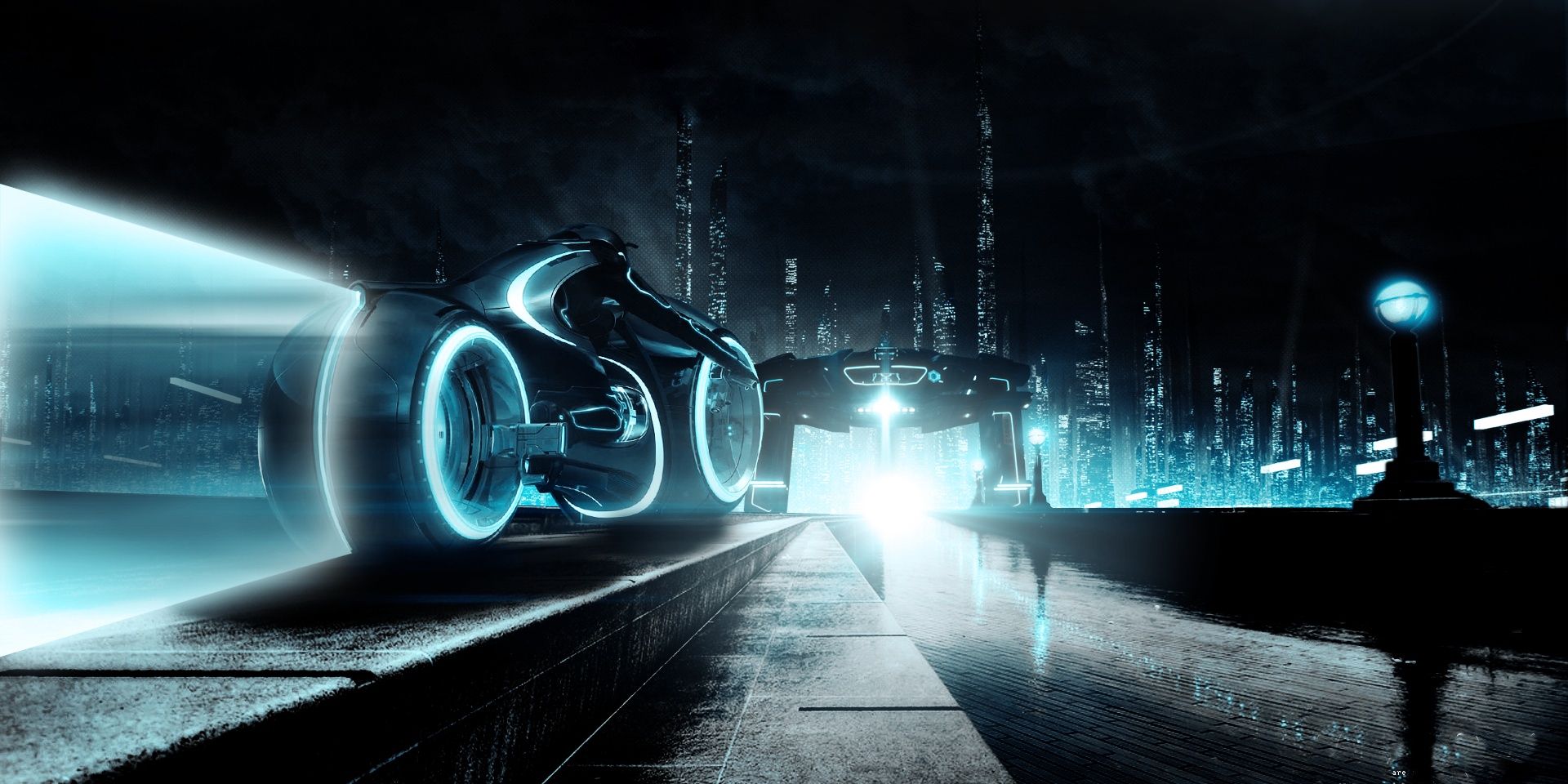 Light Cycles in Tron: Legacy