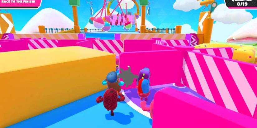 Beans Staying Close To The Edge Of A Propeller In Fall Guys Ultimate Knockout