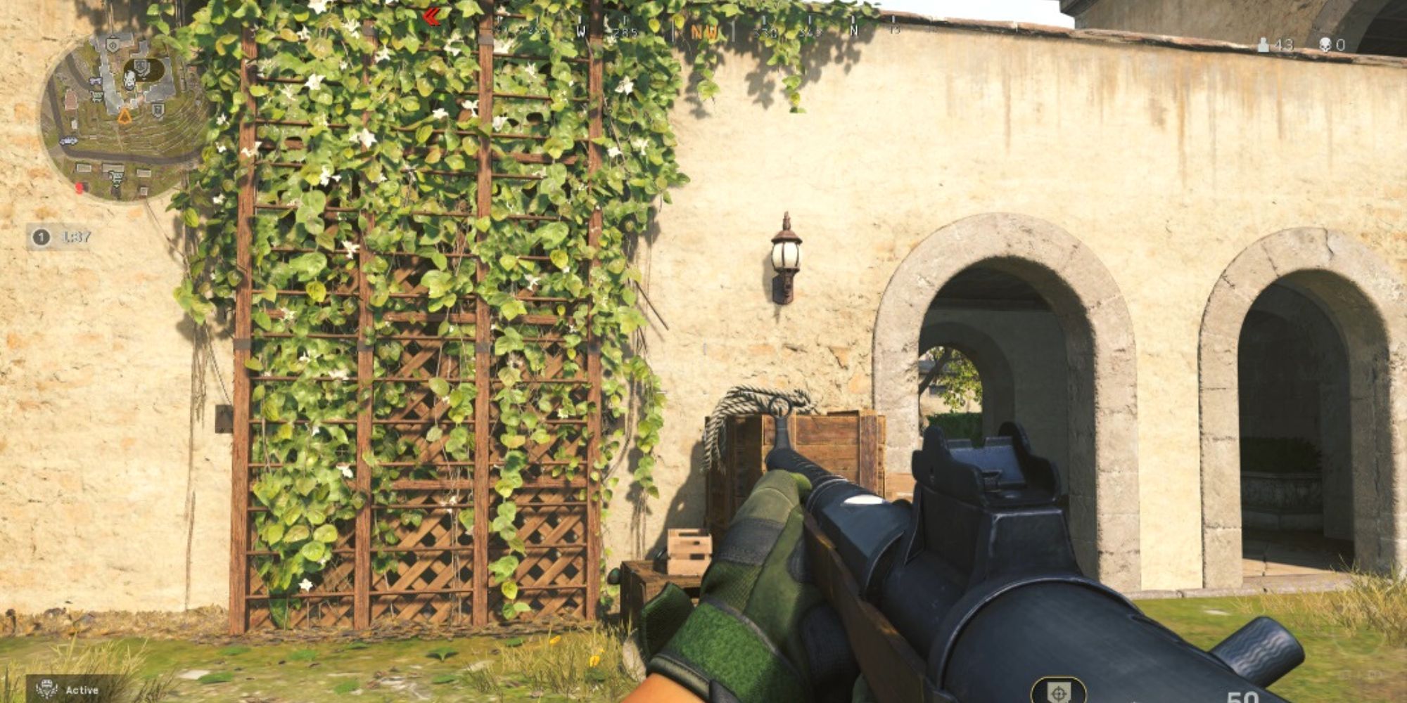 Climbable Vines In The Winery Area Of Call Of Duty Warzone Fortune's Keep