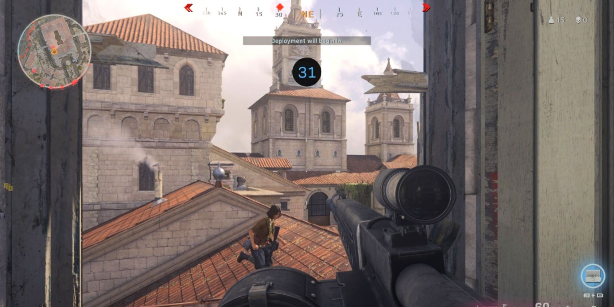 Sniping In The Top Floors Of The Keep In Call Of Duty Warzone Fortune's Keep