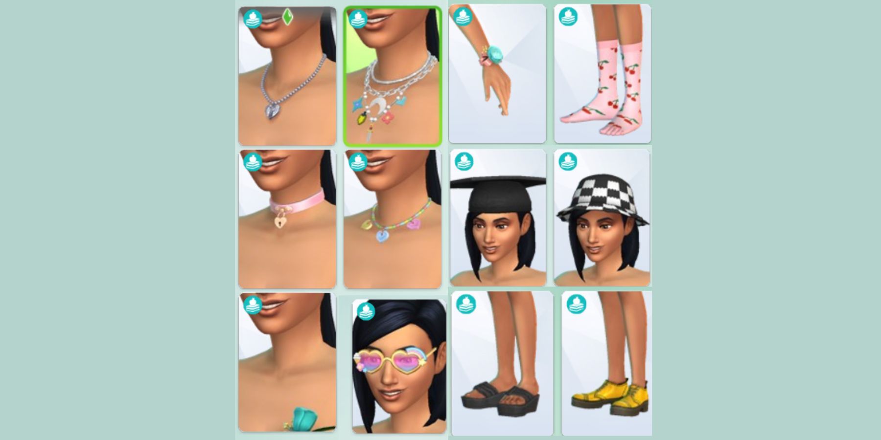 The Sims 4: High School Years CAS Accessories