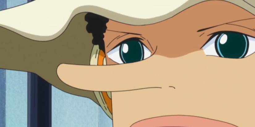 Usopp imitates Nico Robin