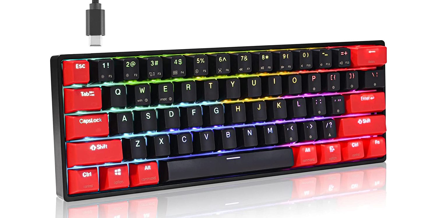 Ussixchare GK61 60% Mechanical Keyboard