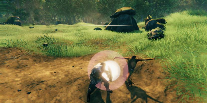 Valheim - Parrying A Greydwarf Attack Perfectly