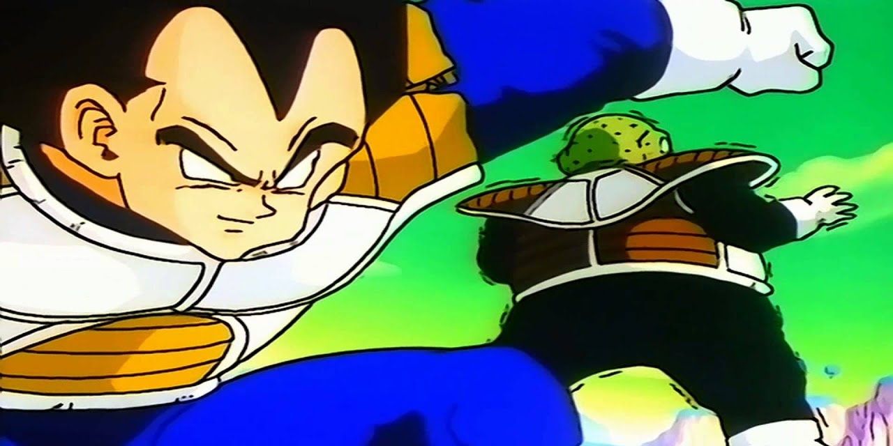 Vegeta and Guldo in Dragon Ball Z