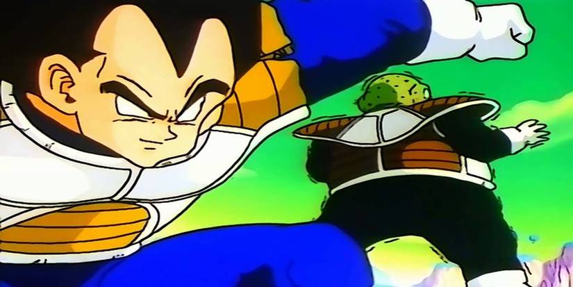 Vegeta and Guldo in Dragon Ball Z