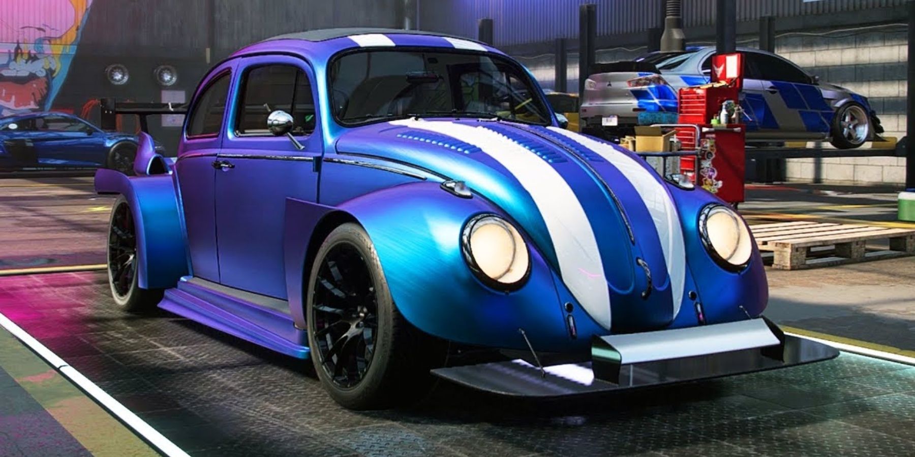 Volkswagen beetle in NFS heat