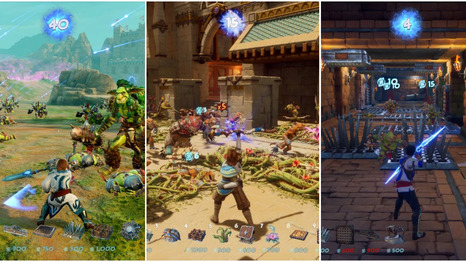 Various Weapons featured in Orcs Must Die! 3