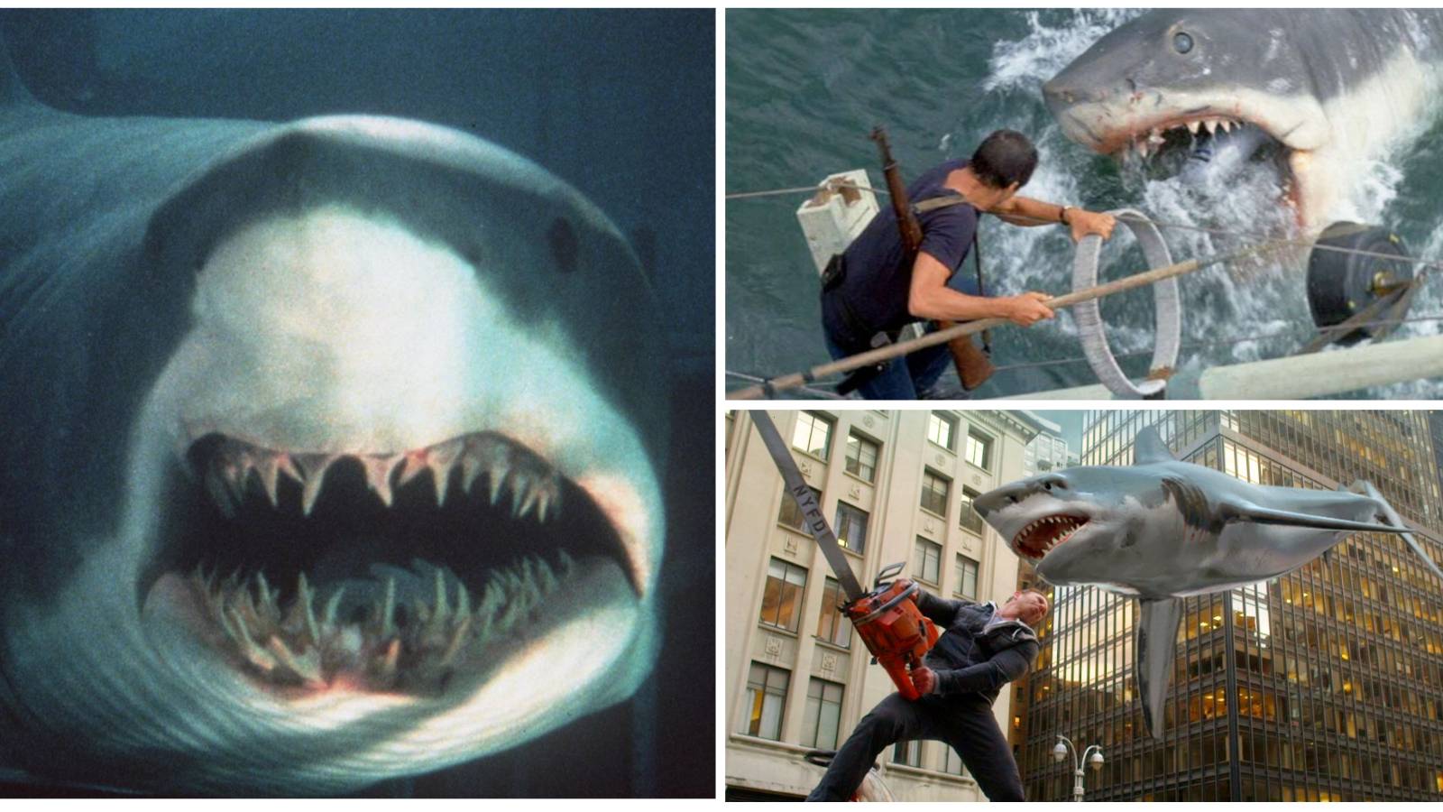 Deep Blue Sea Jaws Sharknado shark movies