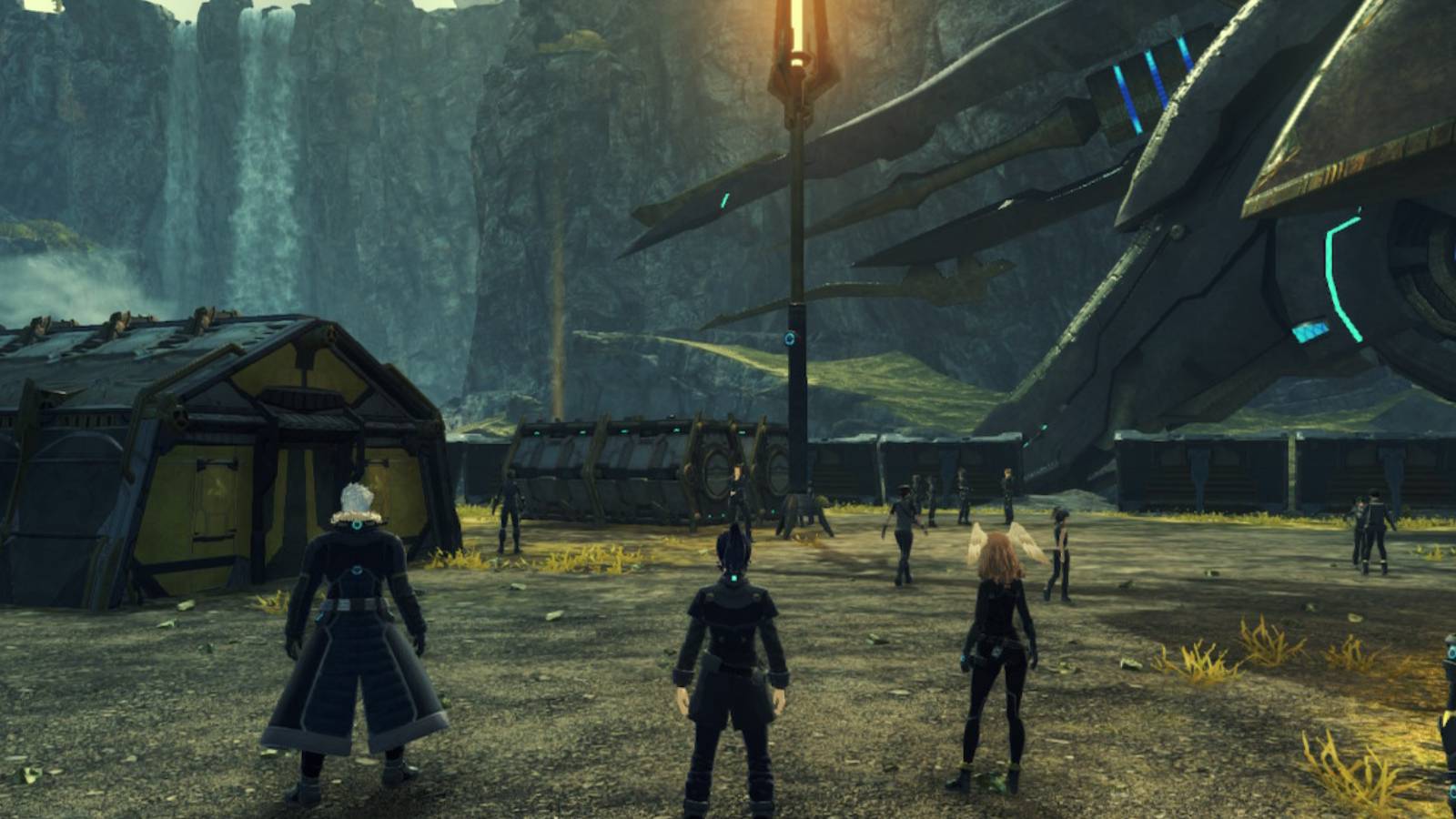 Xenoblade 3 - the party at base camp