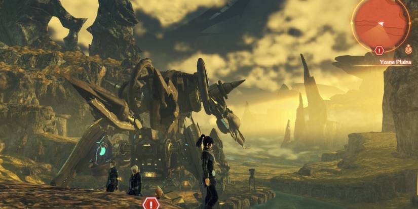 Xenoblade 3 the party on the Yzarna Plains