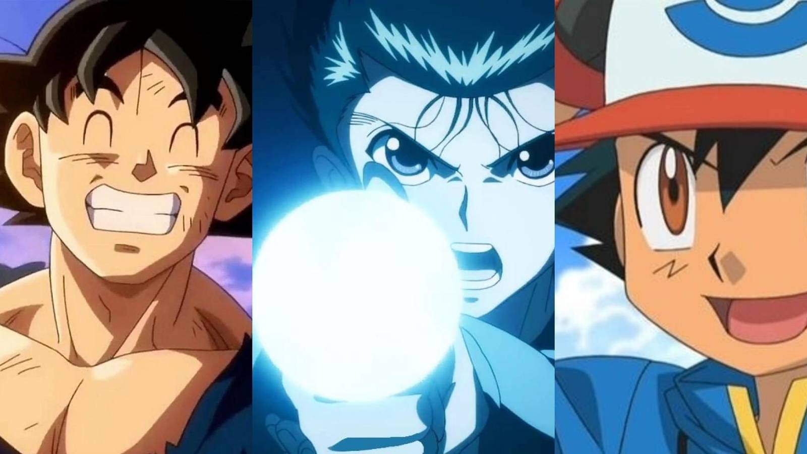 Son Goku in Dragon Ball, Yusuke Urameshi in Yu Yu Hakusho, Ash Ketchum in Pokemon