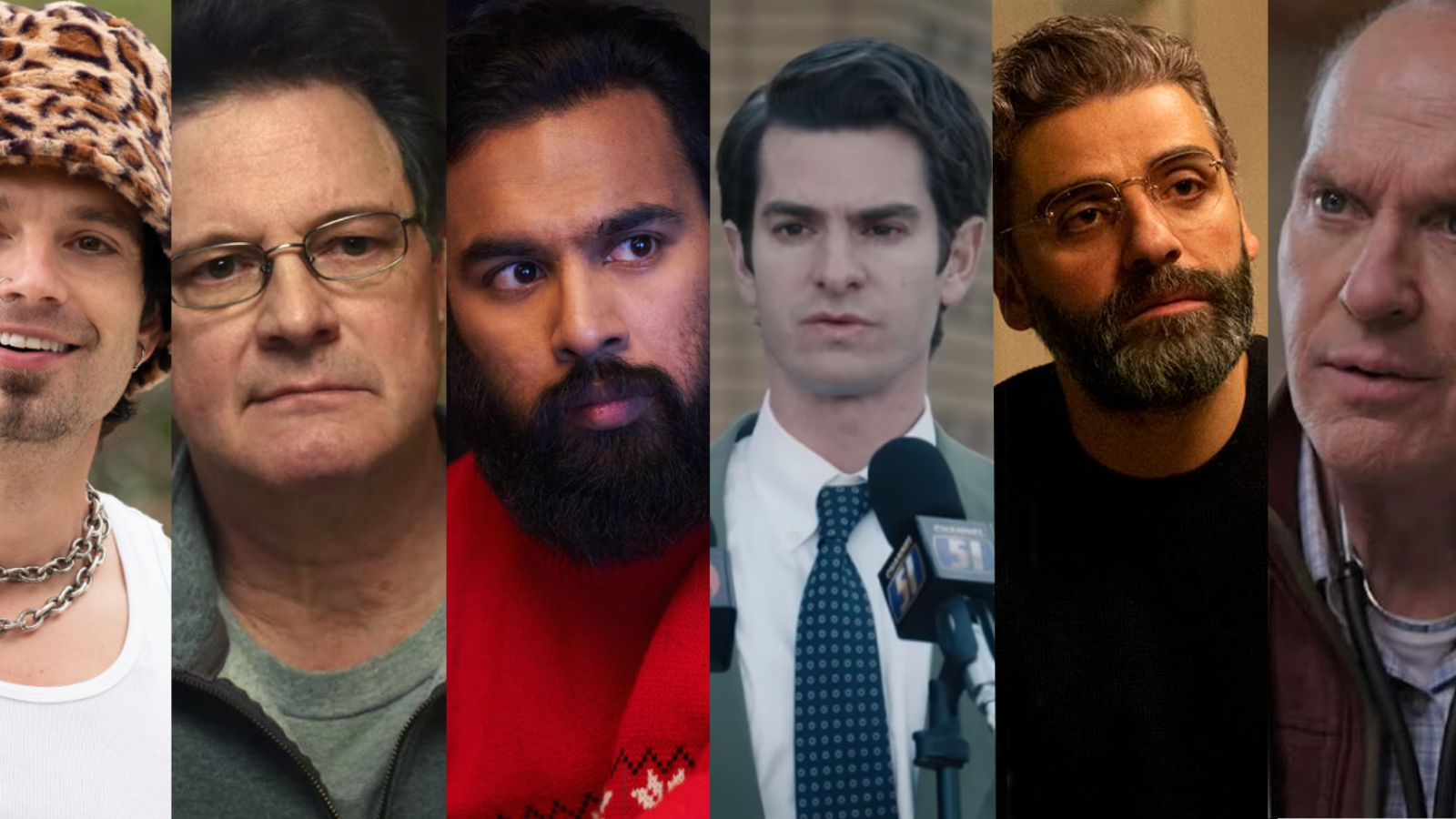 Sebastian Stan, Colin Firth, Himesh Patel, Andrew Garfield, Oscar Isaac, and Michael Keaton