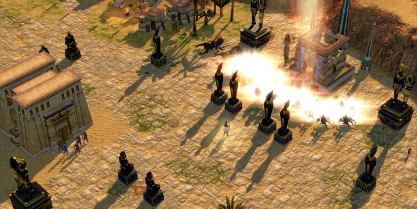 age of mythlogy egyptian monuments