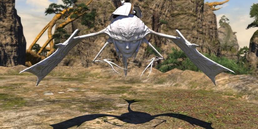 disembodied head mount in final fantasy 14