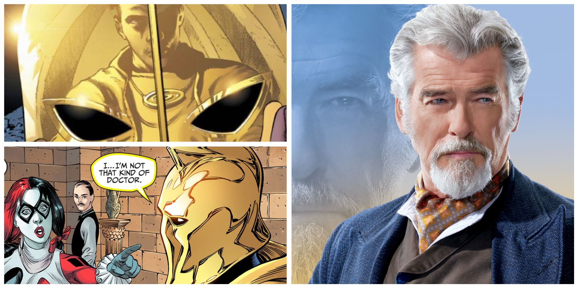 three images of doctor fate