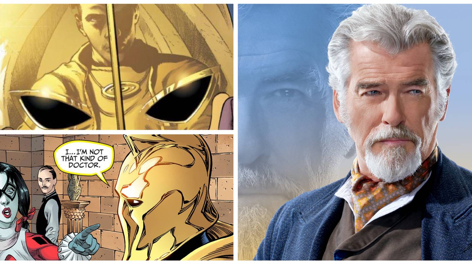 three images of doctor fate