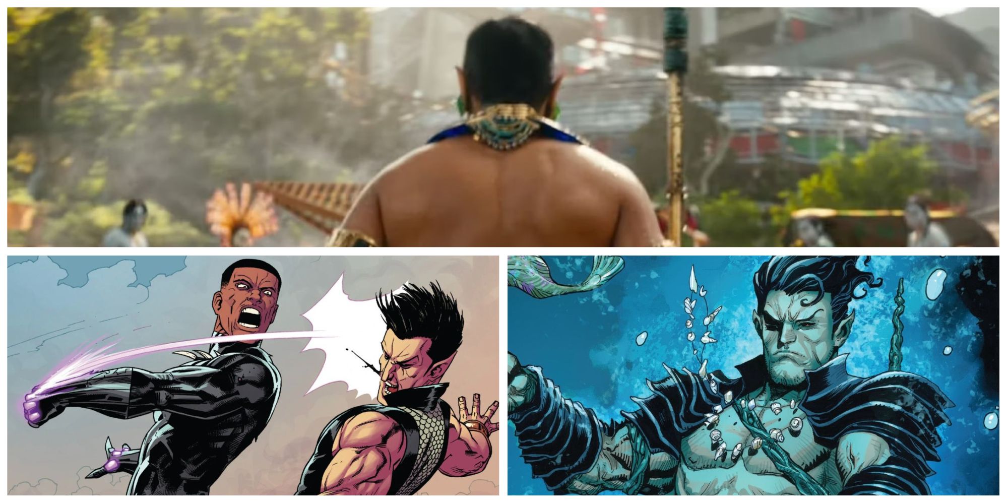 three pictures of namor the submariner