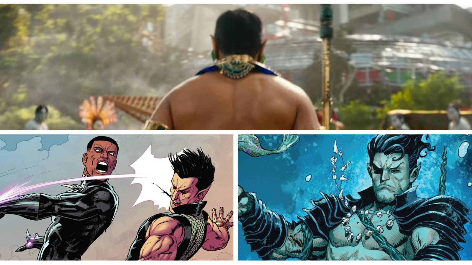 three pictures of namor the submariner
