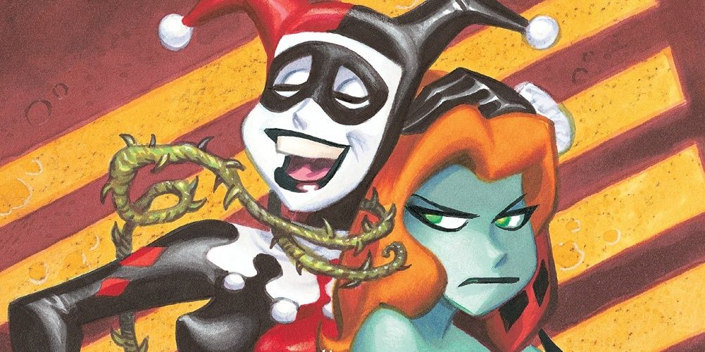 bruce timm artstyle for poison ivy and harley quinn
