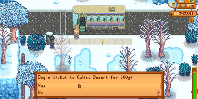bus in stardew valley