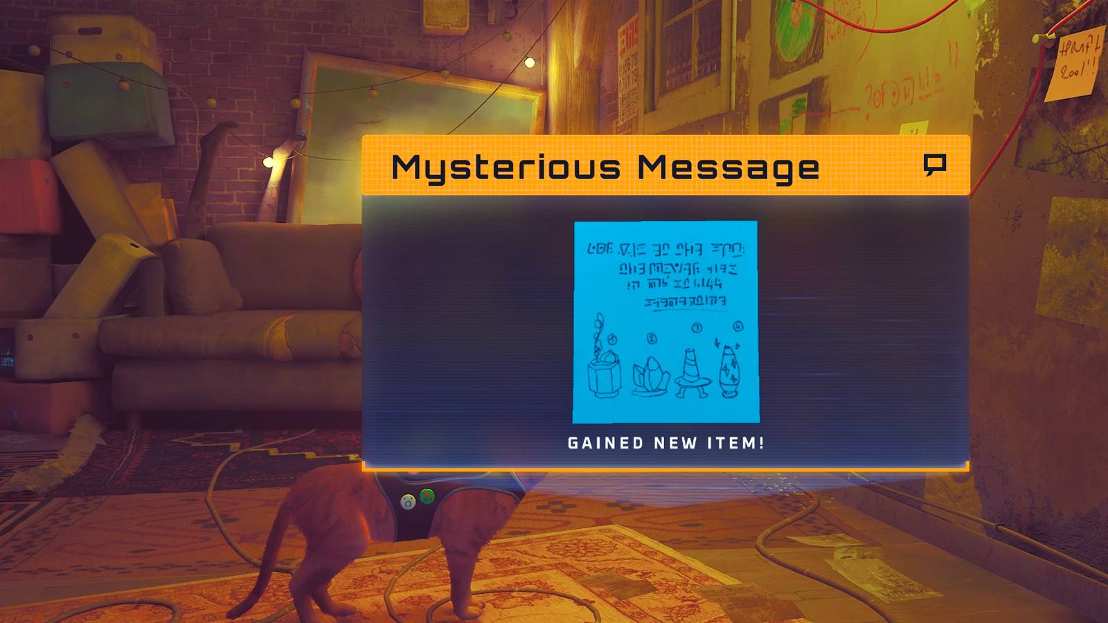 clementine decoded message in stray