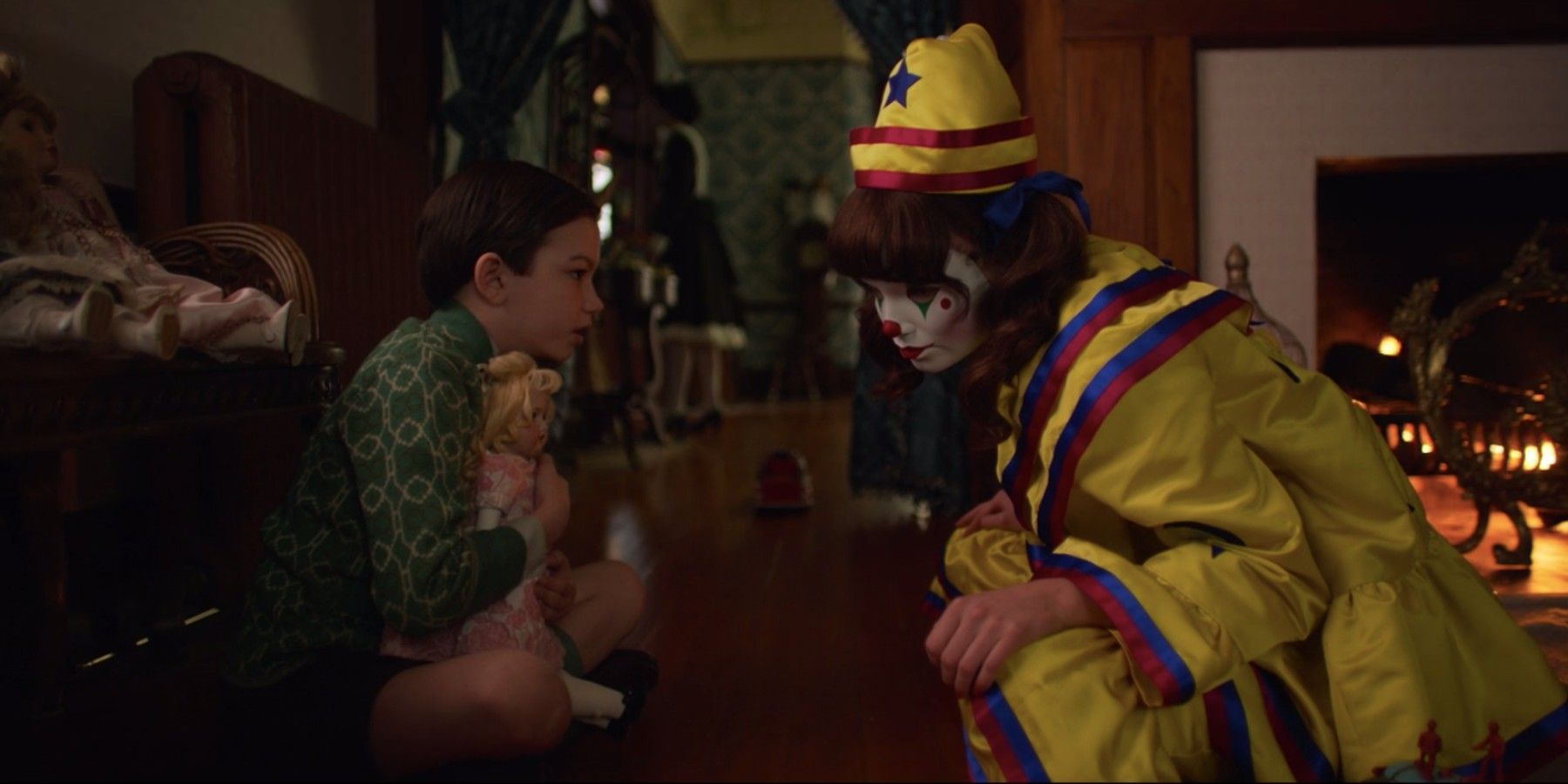 Otis (Houston Jax Towe) and Coby (Kristine Froseth) in American Horror Stories