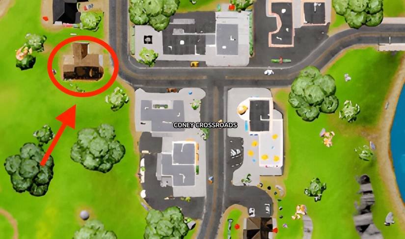 coney crossroads mirror fortnite location map