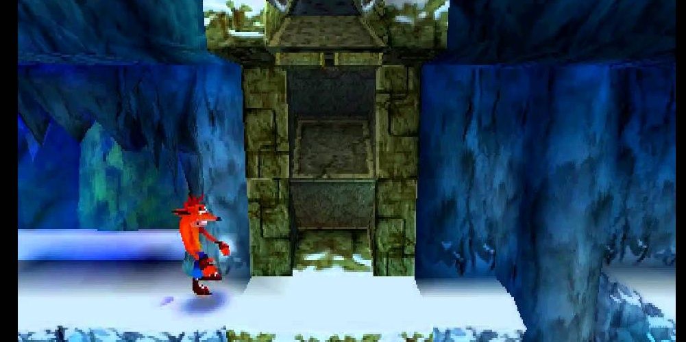 crash about to get flat in crash bandicoot 2