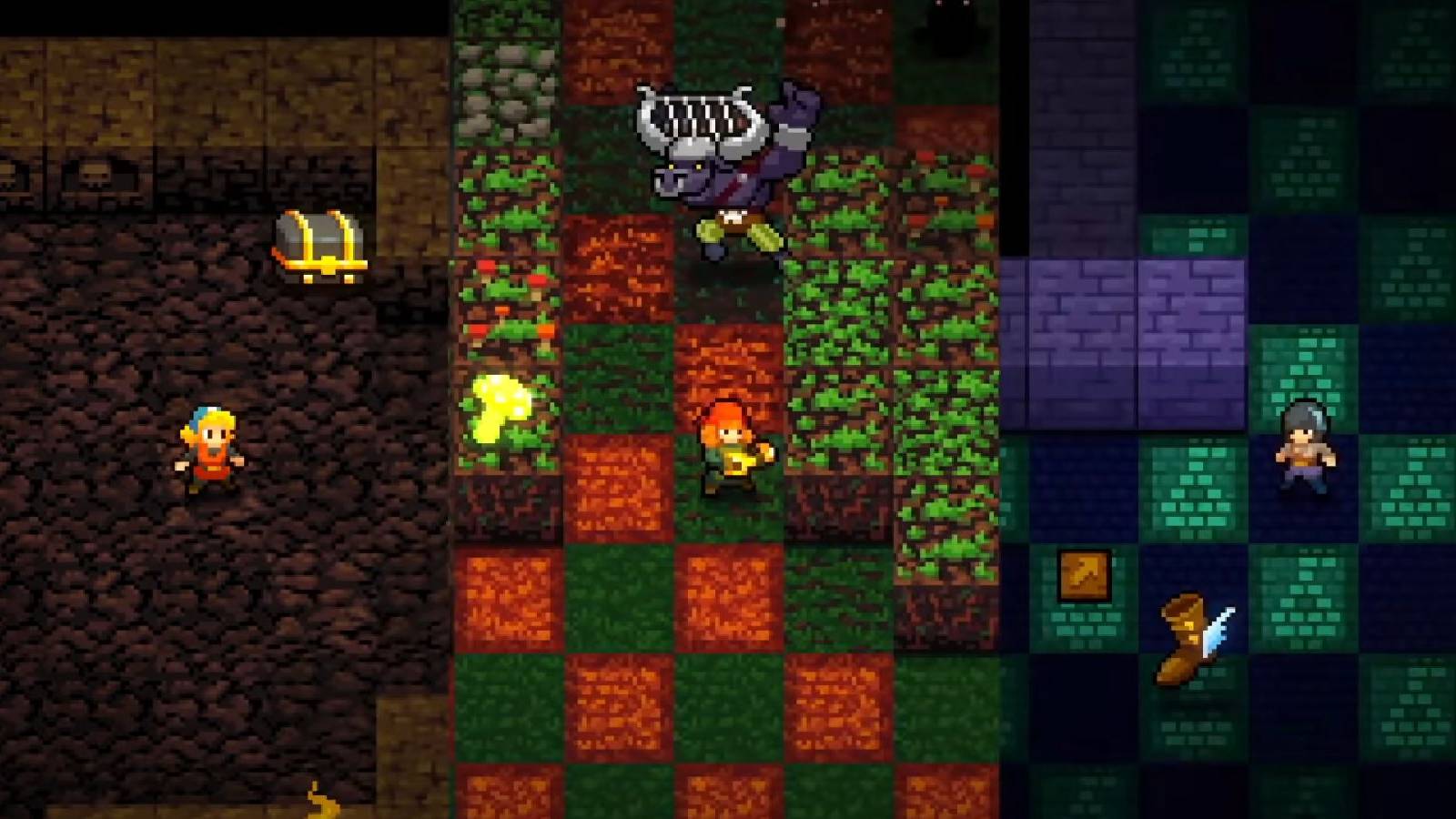 crypt of the necrodancer trailer three characters featured