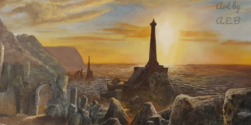 dark souls 2 fan art majula Art by AEB