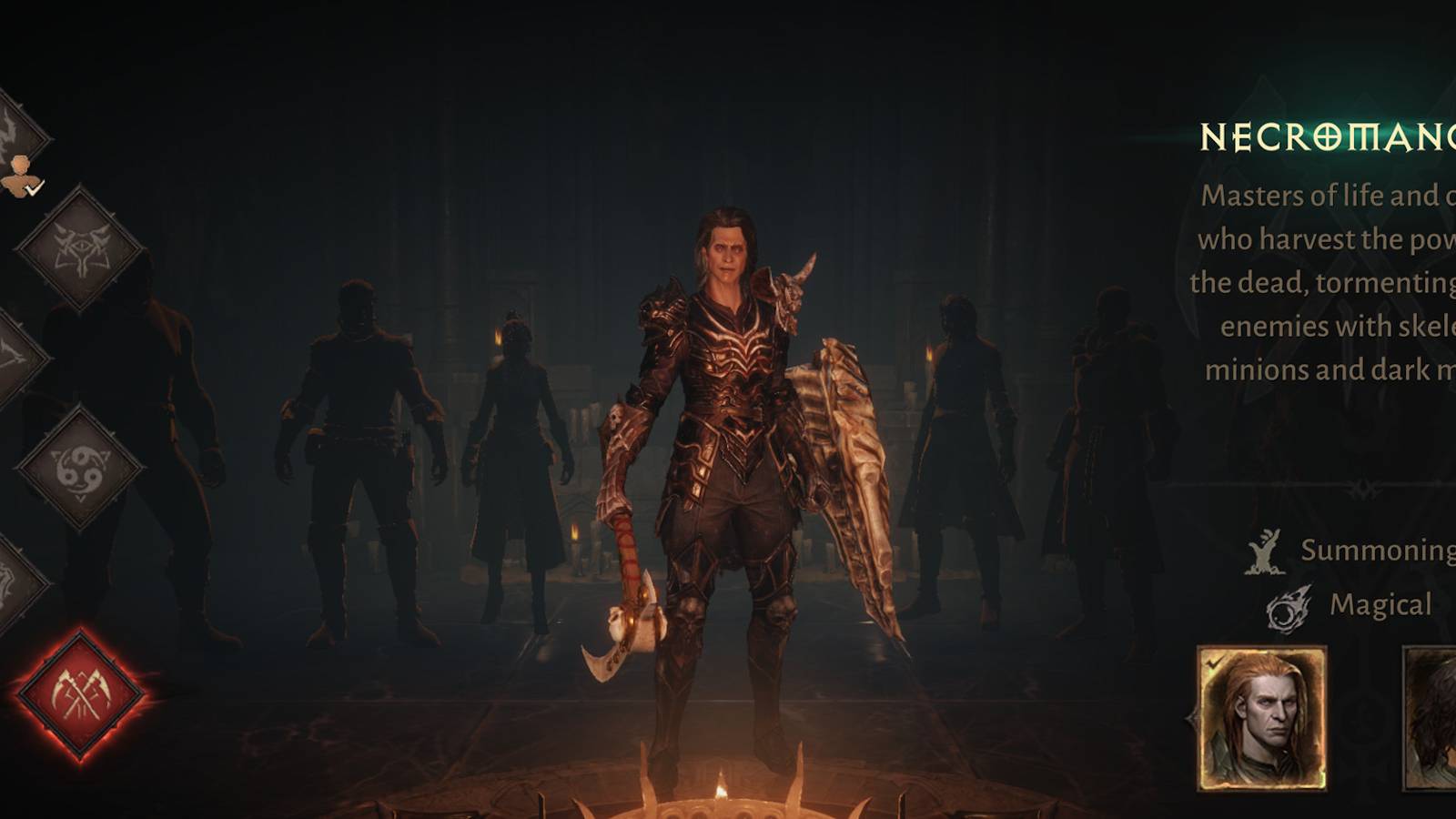 diablo immortal how to change class