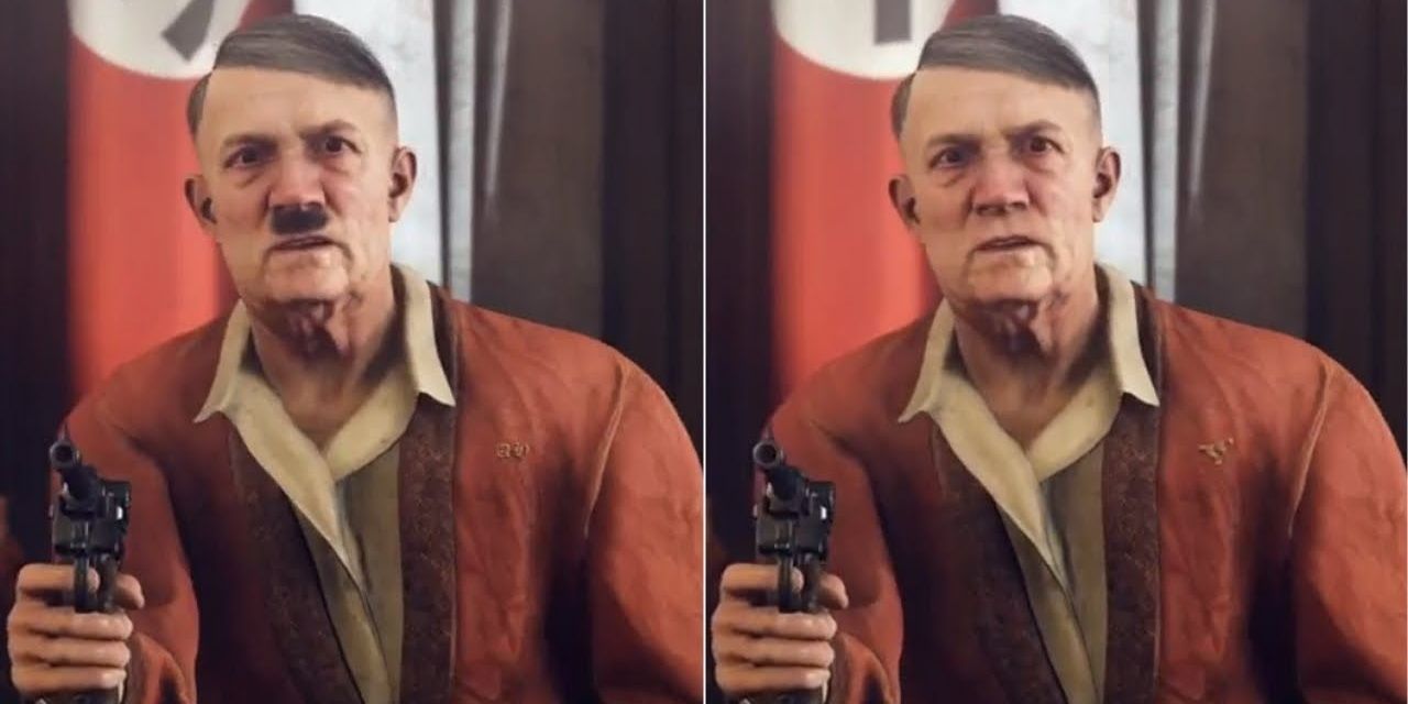 difference between adolf hitler in wolfenstein 2