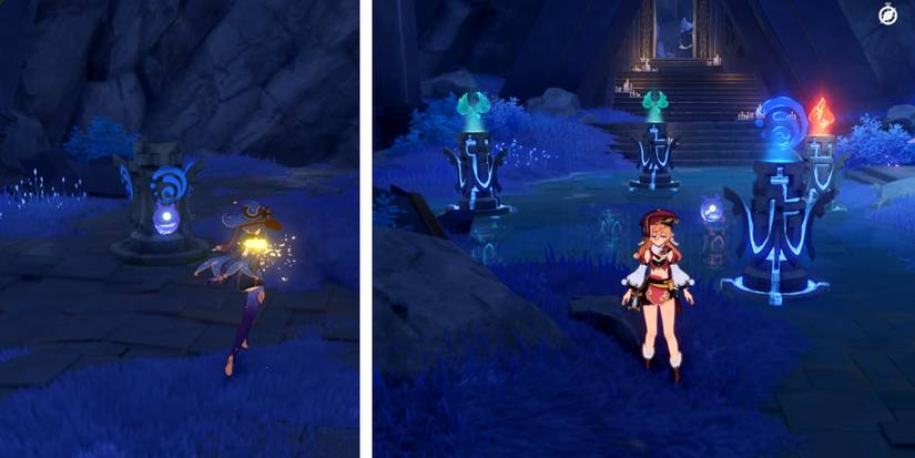 door three fourth puzzle solution in genshin impact