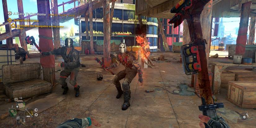 dying light 2 player participating in a time trial 