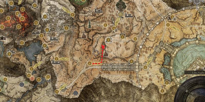 Elden Ring Amber Starlight Map Location